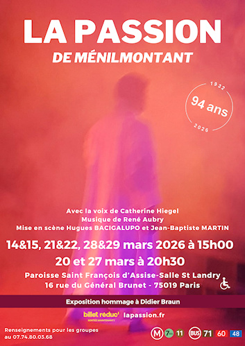 Affiche Passion de Ménilmontant 2026
