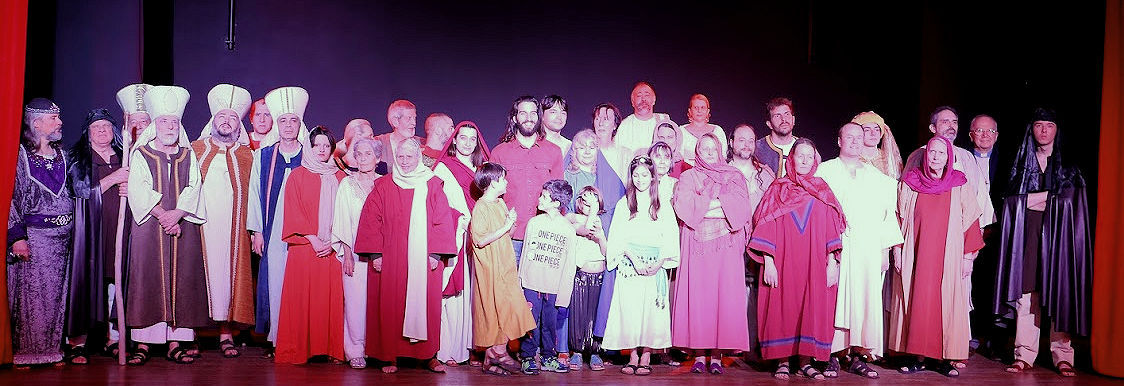 La troupe de La Passion de Ménilmontant